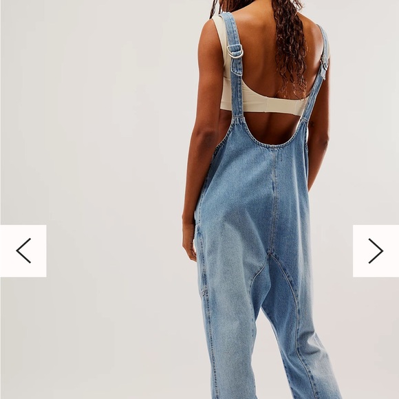 Free People Kansas High Roller Denim Jumpsuit - Picture 3 of 6